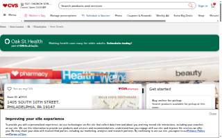 CVS Pharmacy website