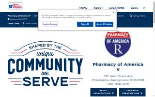 Pharmacy of America 5 website