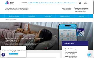 Mount Sinai Morningside website