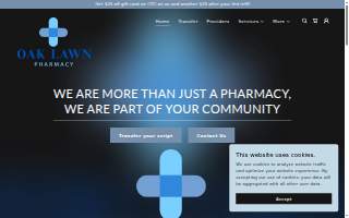 Oak Lawn Pharmacy website