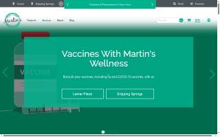 Martin's Wellness & Compounding Pharmacy at Lamar Plaza Drug Store website