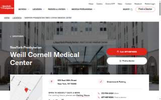 NewYork-Presbyterian Hospital/Weill Cornell Medical Center website