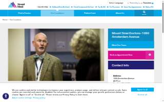 Mount Sinai Doctors - 1090 Amsterdam website