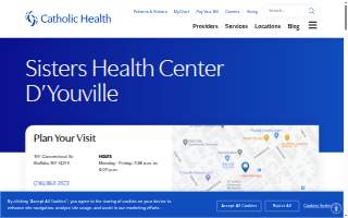 Sisters Health Center D'Youville website