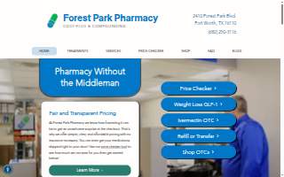 Forest Park Pharmacy website