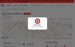 Target of Charlotte website