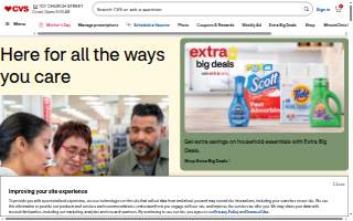 CVS of El Paso website