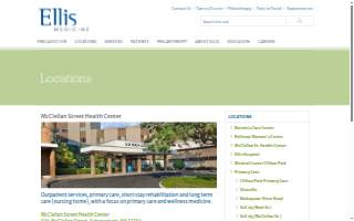 Ellis Medicine McClellan Street Health Center website