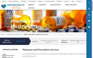 Denver Health Pharmacy at Outpatient Medical Center website