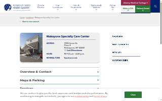 Niskayuna Specialty Care Center website