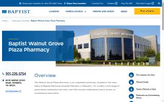 Baptist Walnut Grove Plaza Pharmacy website
