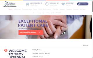 Troy Internal Medicine website