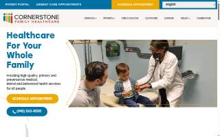 Cornerstone Family Healthcare of Binghamton website