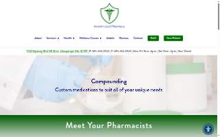 Arnett Local Pharmacy & Compounding of Albuquerque website