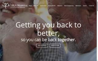Vibra Hospital of the Central Dakotas website