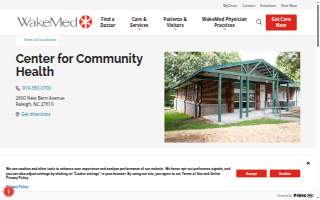 WakeMed Center for Community Health website