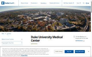 Duke Medical Center website