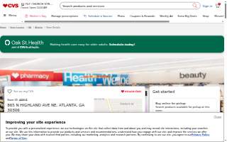 CVS Pharmacy of Atlanta website