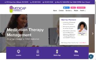Medicap Pharmacy website