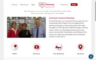 Hart Pharmacy website