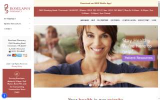 Roselawn Pharmacy website
