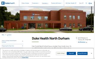 Duke Health North Durham website