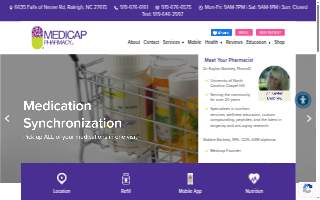 Medicap Pharmacy website