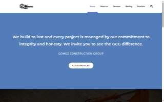 Gomez Construction Group website