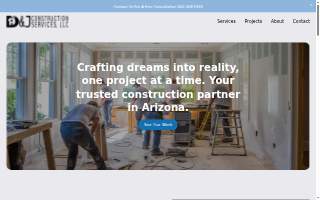 D&J Construction Services, LLC website
