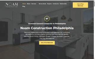 Noam Construction - Philadelphia website