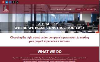 A E Talley Construction LLC website