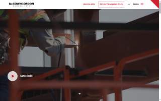 McCownGordon Construction of Dallas website