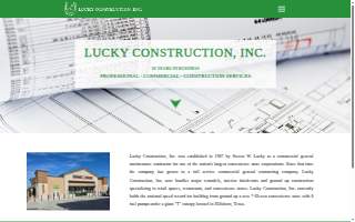 Lucky Construction Inc website