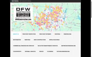 DFW Construction website