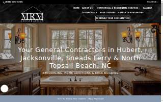MRM Construction, LLC website