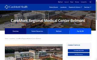 CaroMont Regional Medical Center - Belmont website