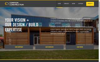 Compton Construction website