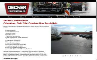 Decker Construction Co website