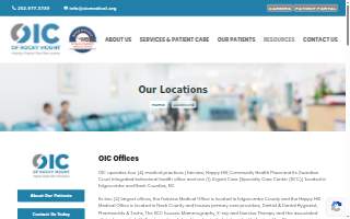 OIC Family Medical Center at Happy Hill website