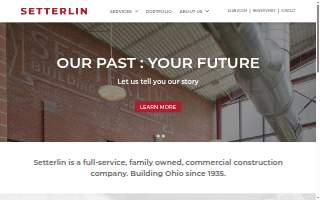 Setterlin Building Company website