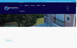 Celestial Construction website