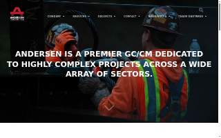 Andersen Construction website
