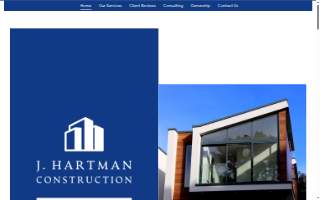 J. Hartman Construction LLC website