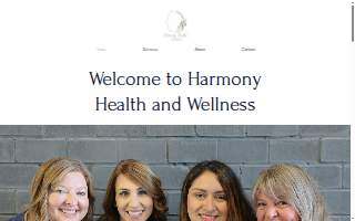 Harmony Health & Wellness PLLC website