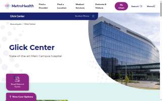 MetroHealth Glick Center website