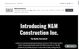N&M Construction Inc. website