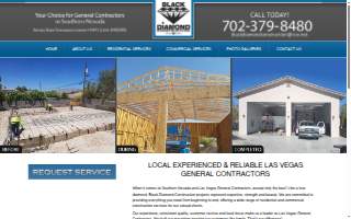Black Diamond Construction website