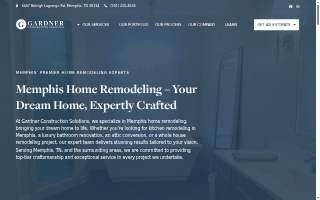 Gardner Construction Solutions website