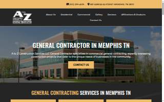A to Z Construction Services LLC website