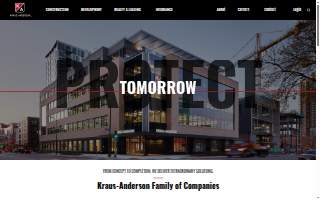 Kraus-Anderson Construction Company - Milwaukee website